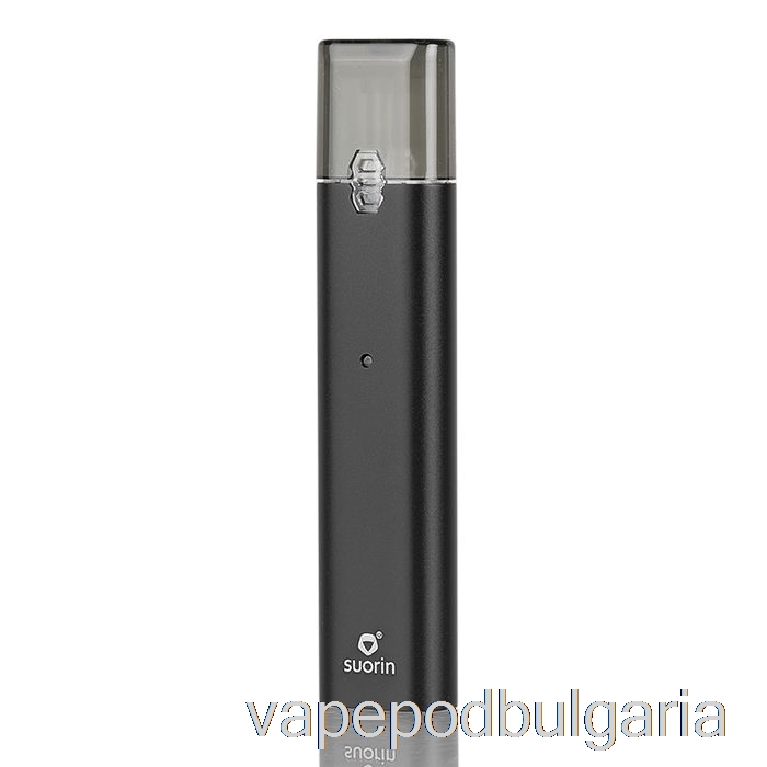 Vape 10000 Дръпки Suorin Ishare Single Portable Pod Kit Metal Edition - Black